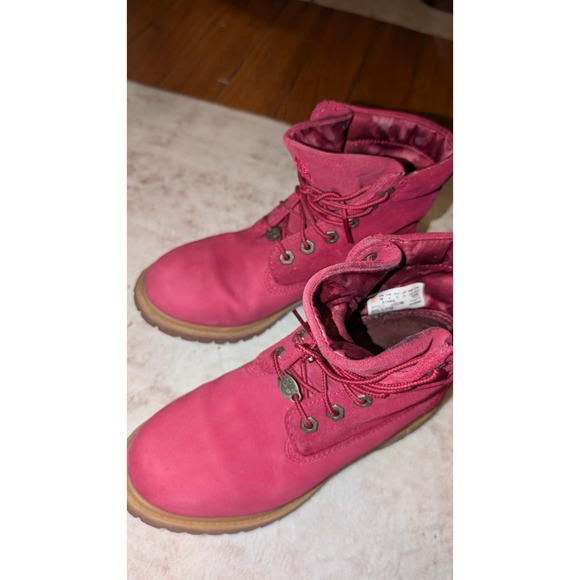 Timberland Shoes - Timberland Womens Boots Fuchsia Pink Nubuck A14AK 6W Waterproof Gorpcore